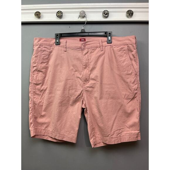 Levi’s XX Chino Shorts Men’s‎ 42 Pink Twill Flat front pockets Standard Tapered - Picture 1 of 9